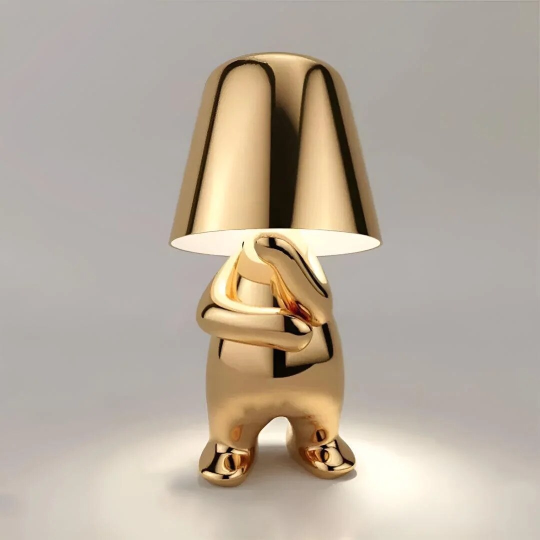Sculptural Table Lamp – cordless rechargeable, touch dimming