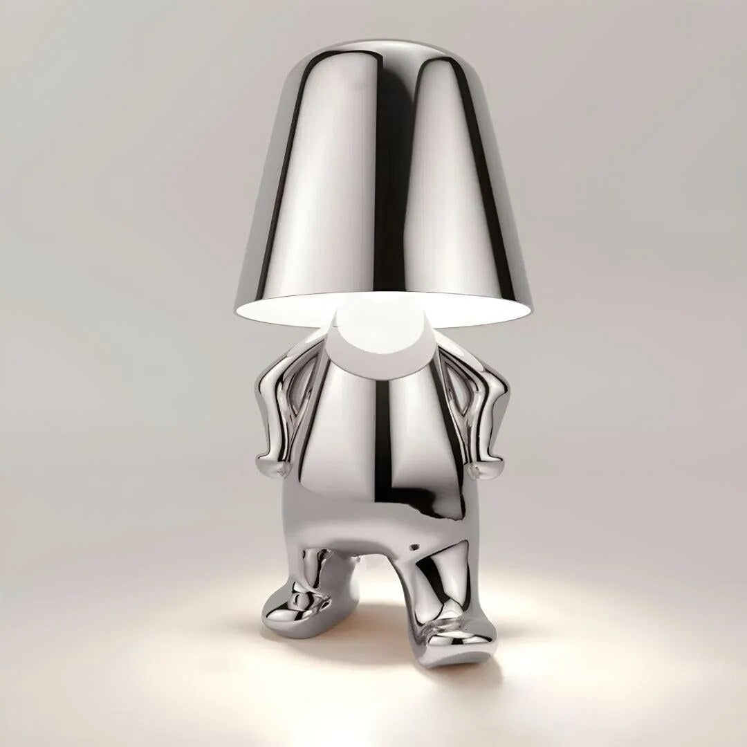 Sculptural Table Lamp – cordless rechargeable, touch dimming