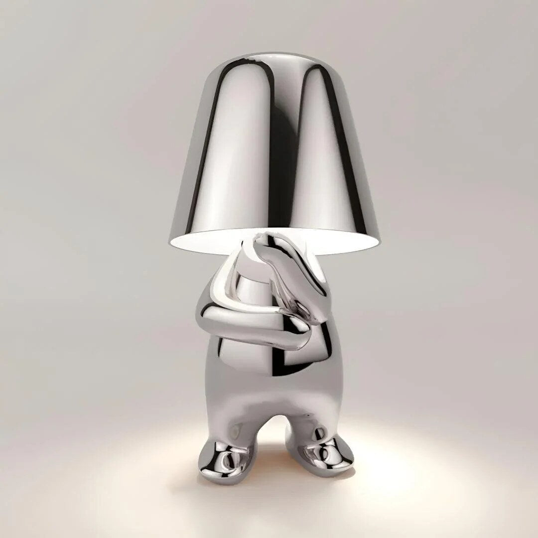 Sculptural Table Lamp – cordless rechargeable, touch dimming