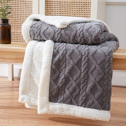 Sherpa Throw – reversible design, soft fleece, multiple sizes