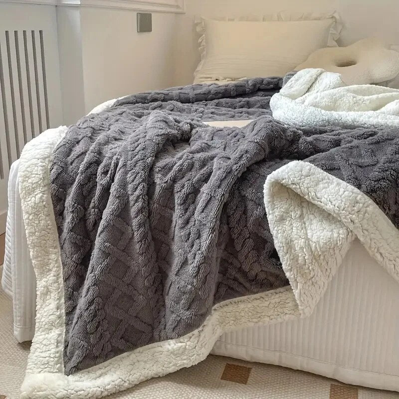 Sherpa Throw – reversible design, soft fleece, multiple sizes