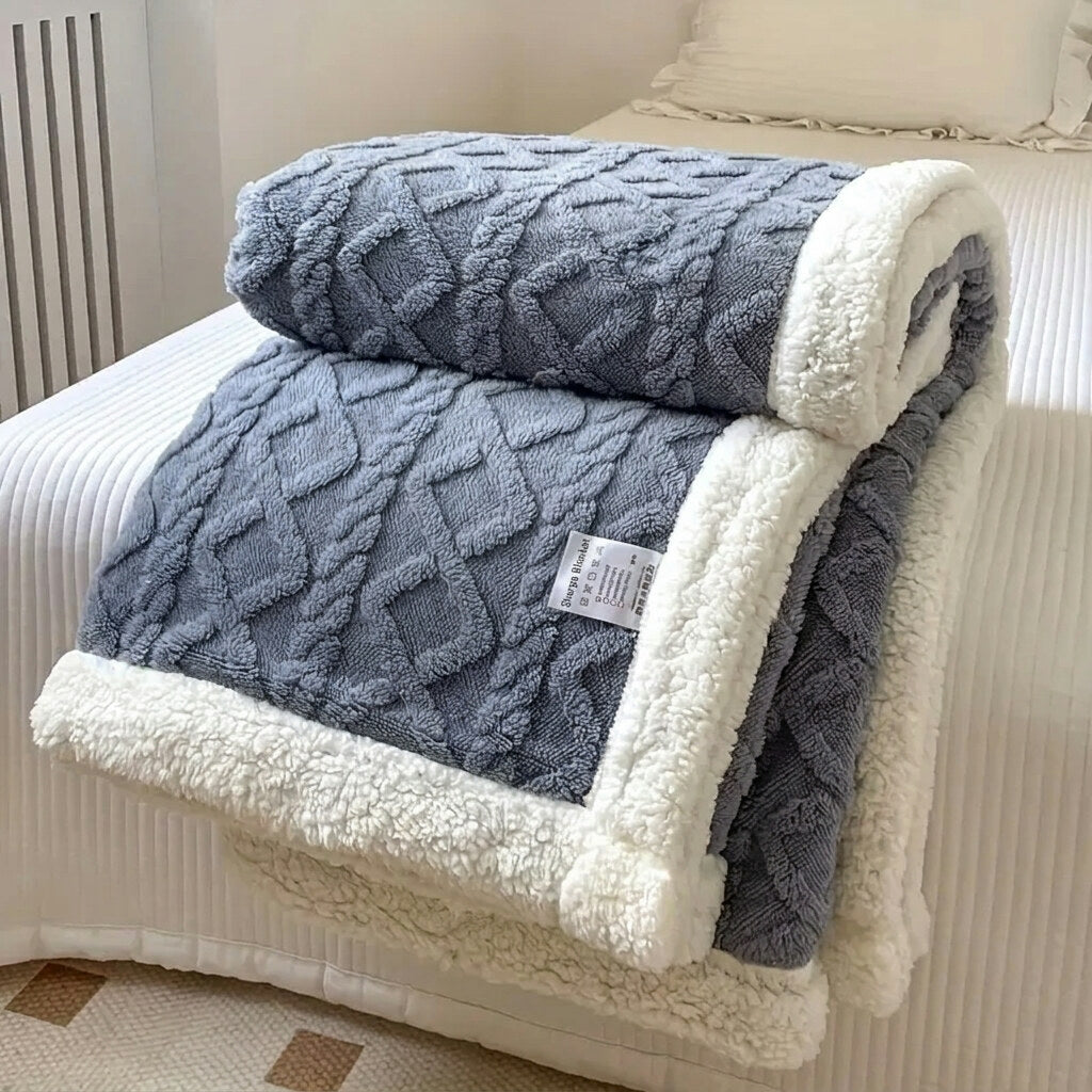 Sherpa Throw – reversible design, soft fleece, multiple sizes