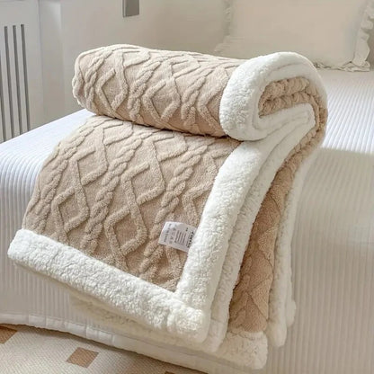 Sherpa Throw – reversible design, soft fleece, multiple sizes