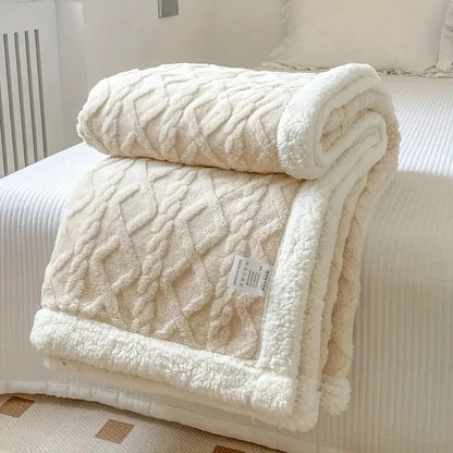 Sherpa Throw – reversible design, soft fleece, multiple sizes
