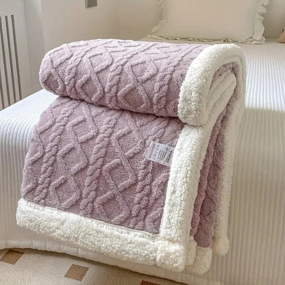 Sherpa Throw – reversible design, soft fleece, multiple sizes