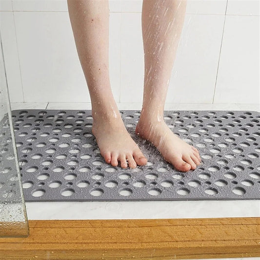 Shower Mat – non-slip suction cups, antibacterial TPE