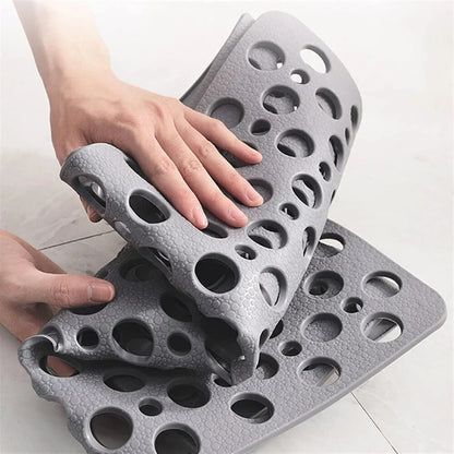Shower Mat – non-slip suction cups, antibacterial TPE