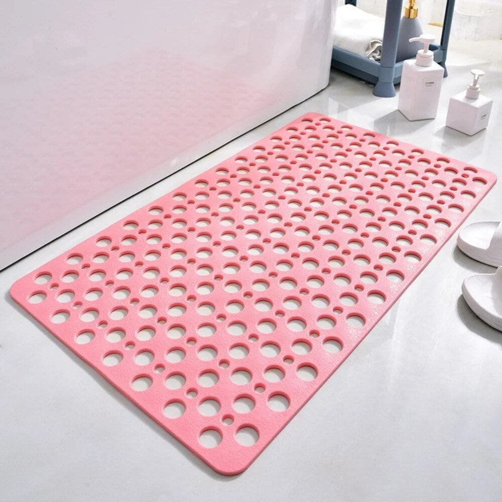 Shower Mat – non-slip suction cups, antibacterial TPE