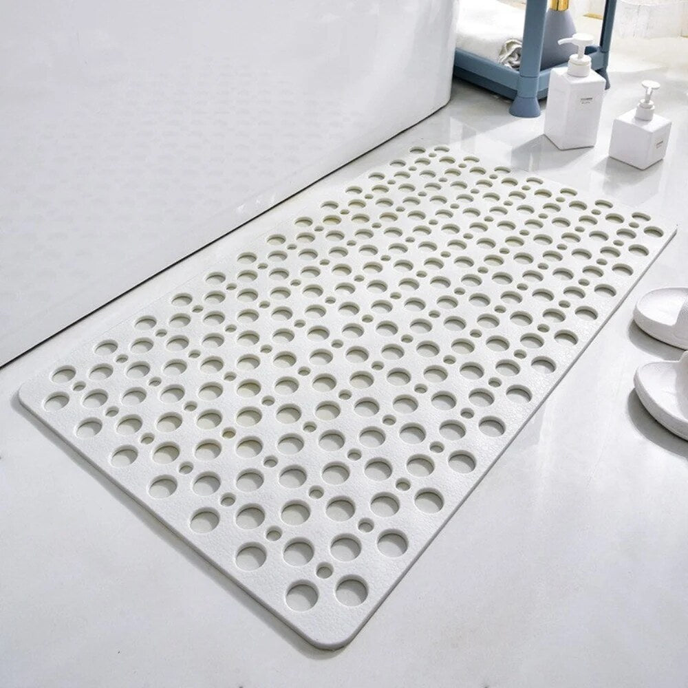 Shower Mat – non-slip suction cups, antibacterial TPE