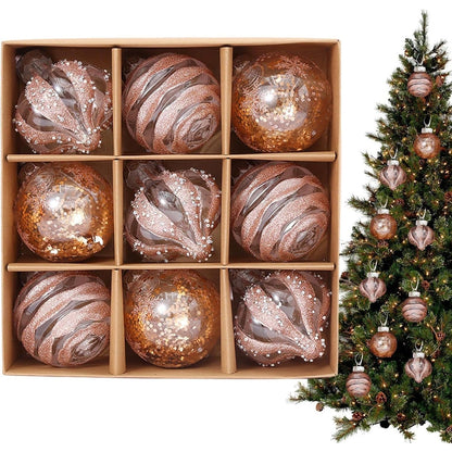 Silver and White Tree Baubles