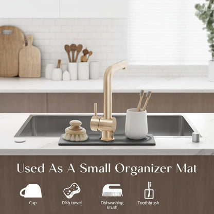 Sink Drying Mat – diatomite stone, quick water absorption