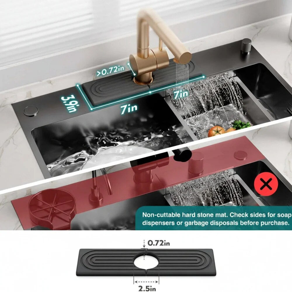 Sink Drying Mat – diatomite stone, quick water absorption