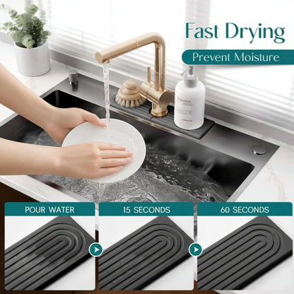 Sink Drying Mat – diatomite stone, quick water absorption