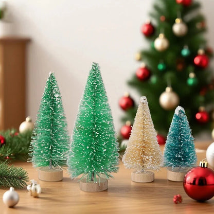 Sisal Christmas Trees – miniature festive decoration