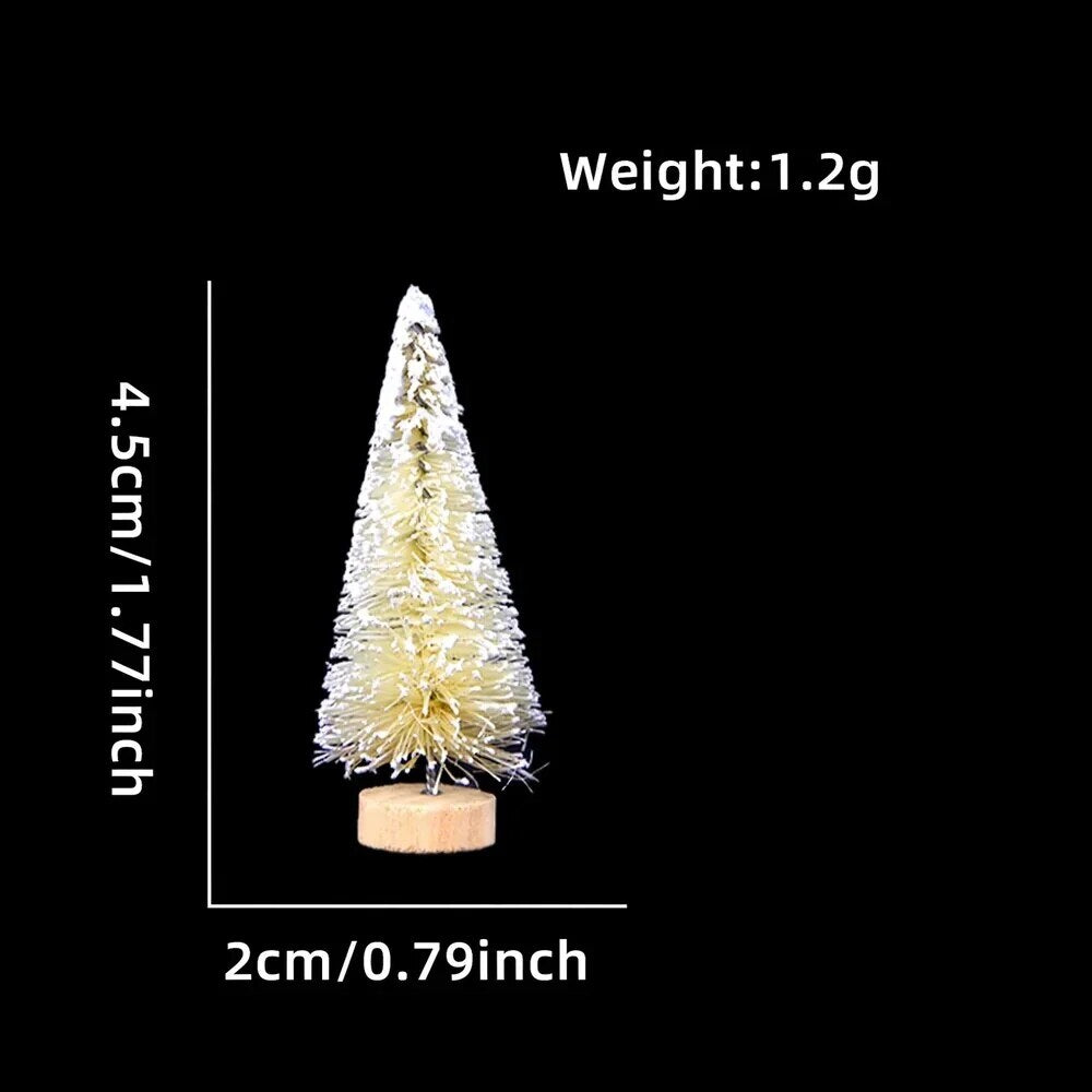 Sisal Christmas Trees – miniature festive decoration