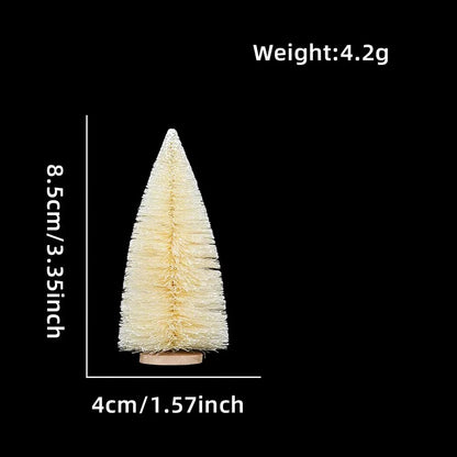 Sisal Christmas Trees – miniature festive decoration