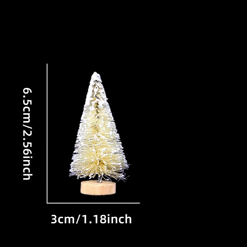 Sisal Christmas Trees – miniature festive decoration