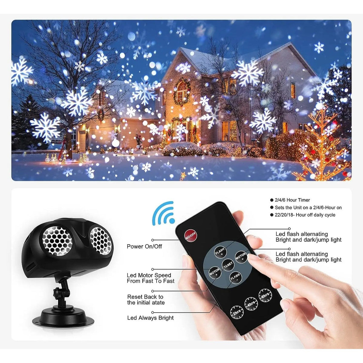 Snowfall Projector