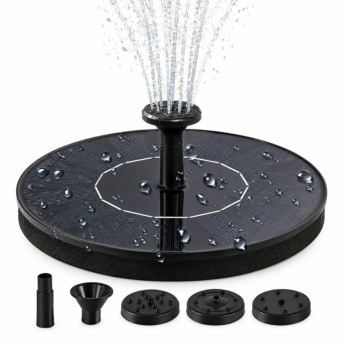 Solar Bird Bath Fountain – outdoor, sun-powered, low maintenance