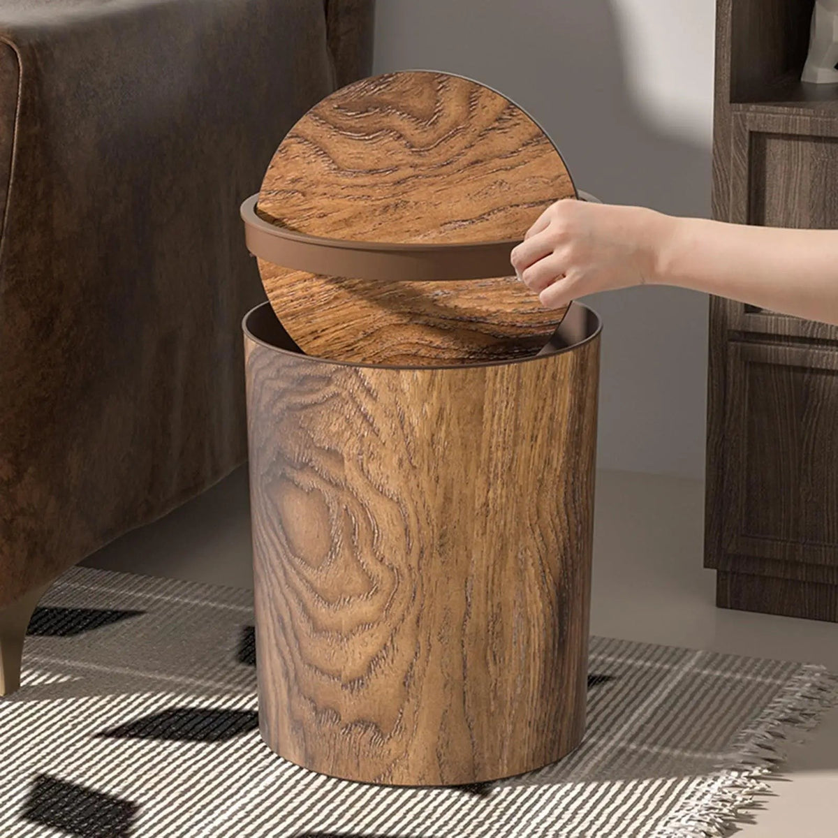 Swing Lid Waste Bin