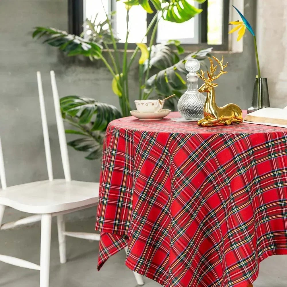 Tartan Christmas Tablecloth
