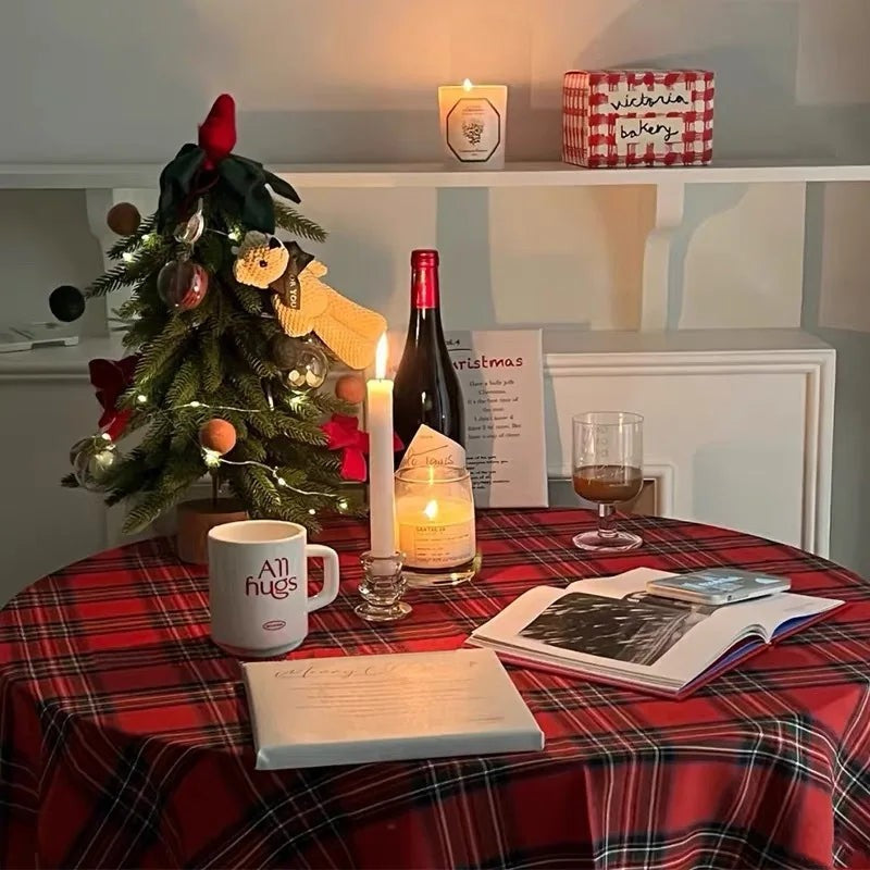 Tartan Christmas Tablecloth