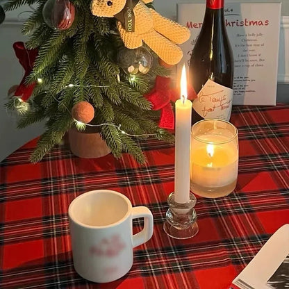 Tartan Christmas Tablecloth