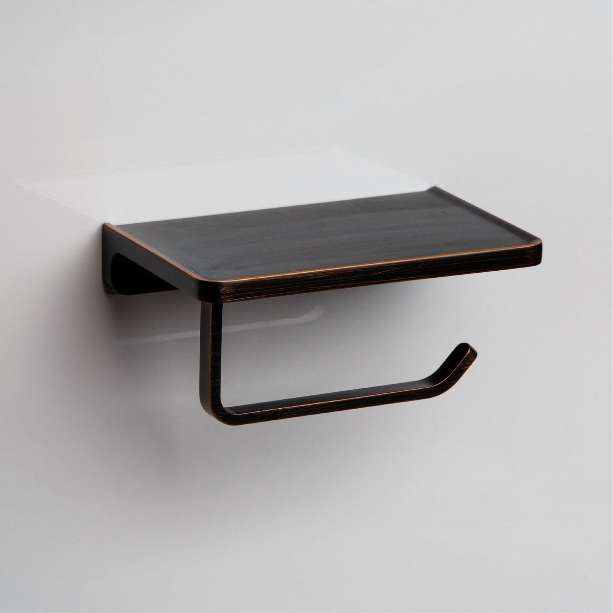Toilet Roll Holder with Shelf