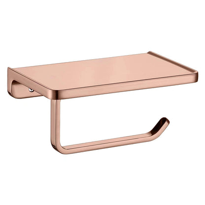 Toilet Roll Holder with Shelf