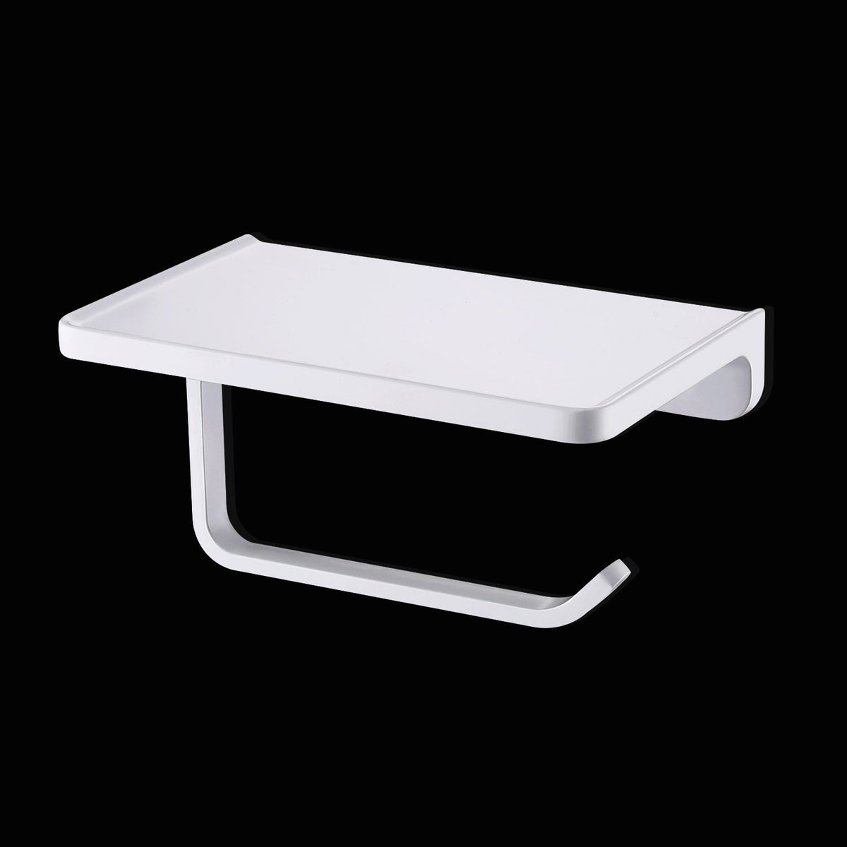 Toilet Roll Holder with Shelf