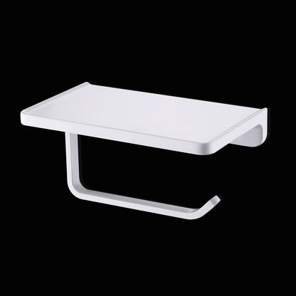 Toilet Roll Holder with Shelf