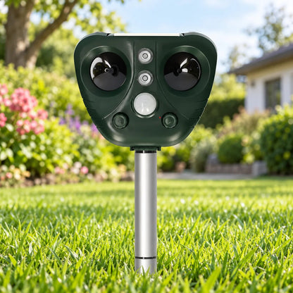 Ultrasonic Bird Repeller – solar powered, adjustable modes