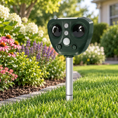 Ultrasonic Bird Repeller – solar powered, adjustable modes