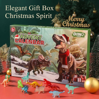 Dinosaur Advent Calendar – 24 mini dinosaur and fossil figures, some glow in the dark