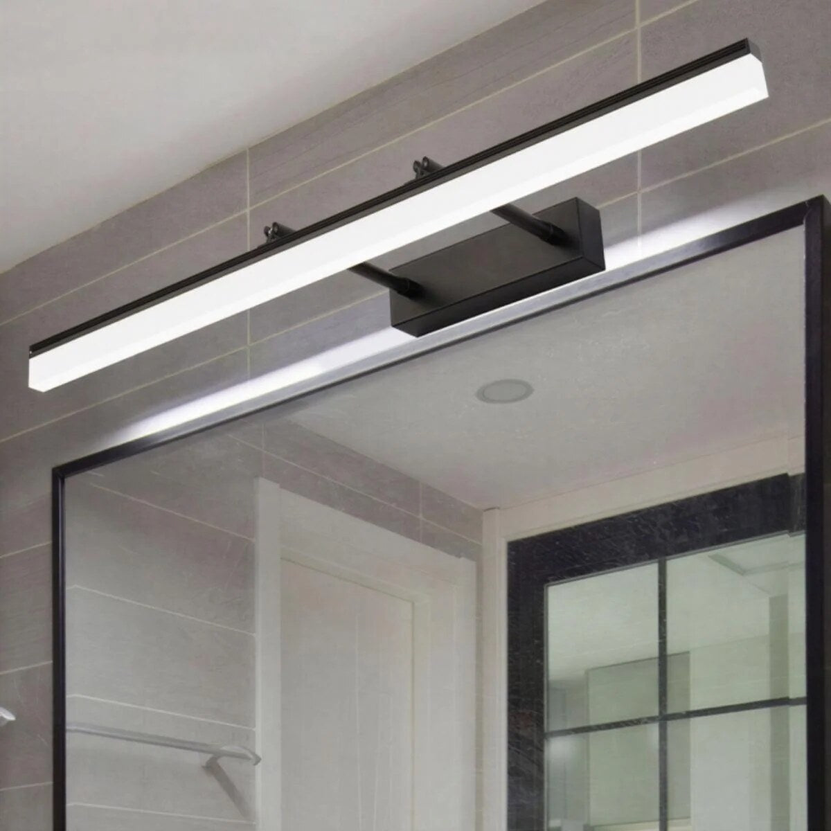 Vanity Light – LED wall fixture, adjustable head, three finishes