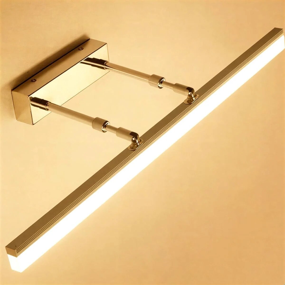 Vanity Light – LED wall fixture, adjustable head, three finishes