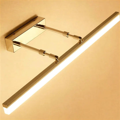 Vanity Light – LED wall fixture, adjustable head, three finishes