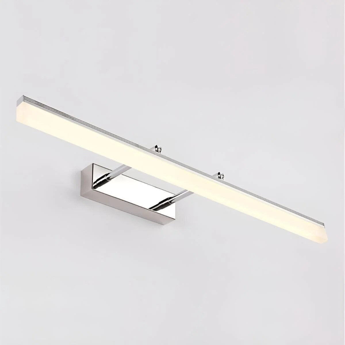 Vanity Light – LED wall fixture, adjustable head, three finishes