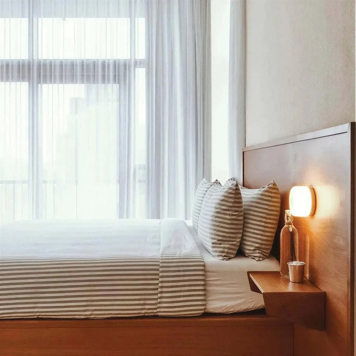 Wall Light – dimpled acrylic, integrated LED, compact design