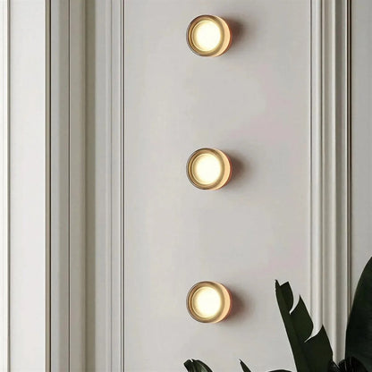 Wall Light – dimpled acrylic, integrated LED, compact design
