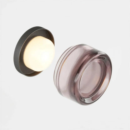 Wall Light – dimpled acrylic, integrated LED, compact design