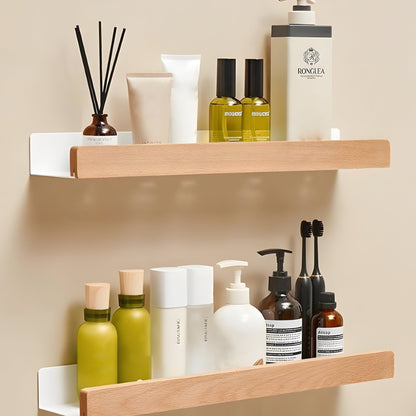 Wooden Bathroom Shelf