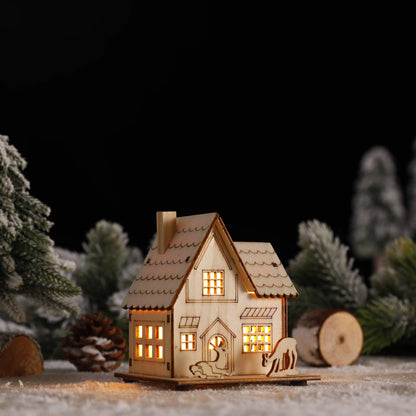 Wooden Christmas House