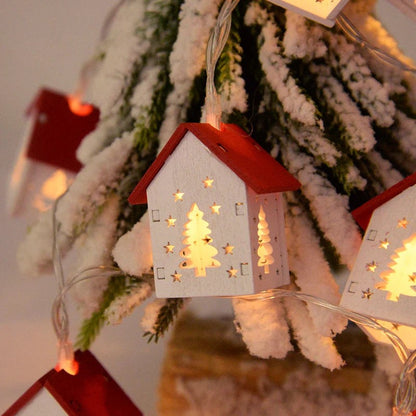 Wooden House Fairy Lights