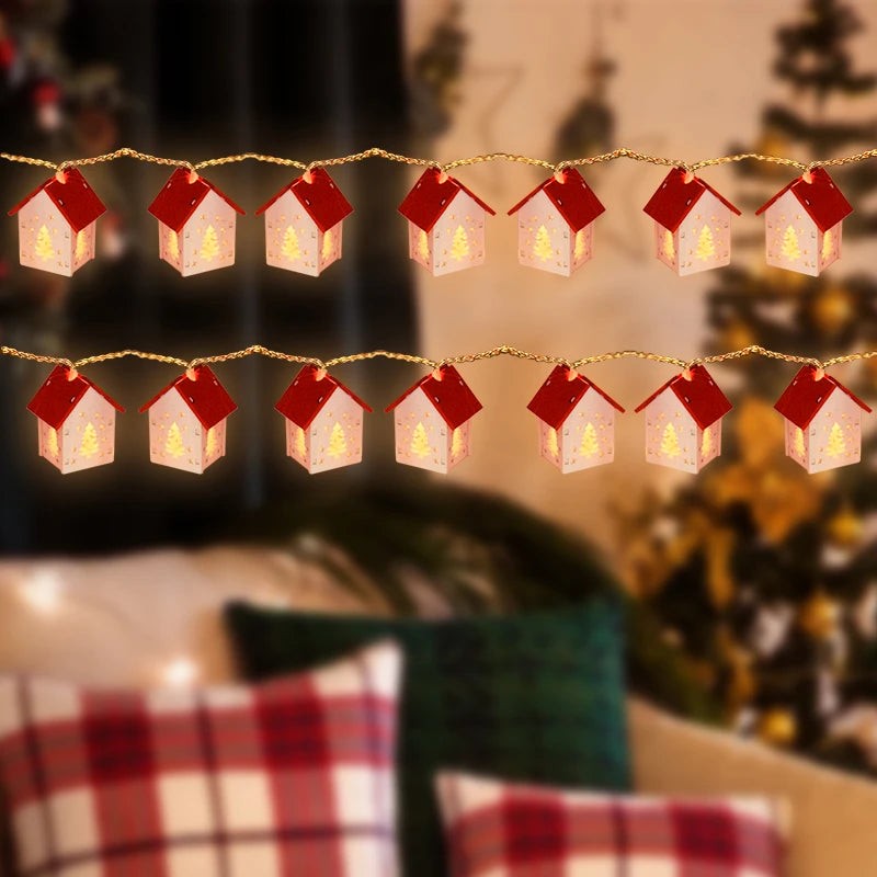 Wooden House Fairy Lights
