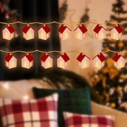 Wooden House Fairy Lights